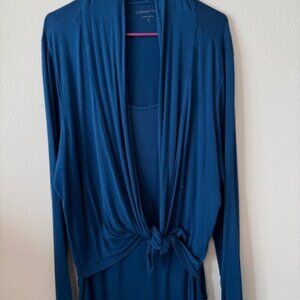 Women's top with front tie, size 1X